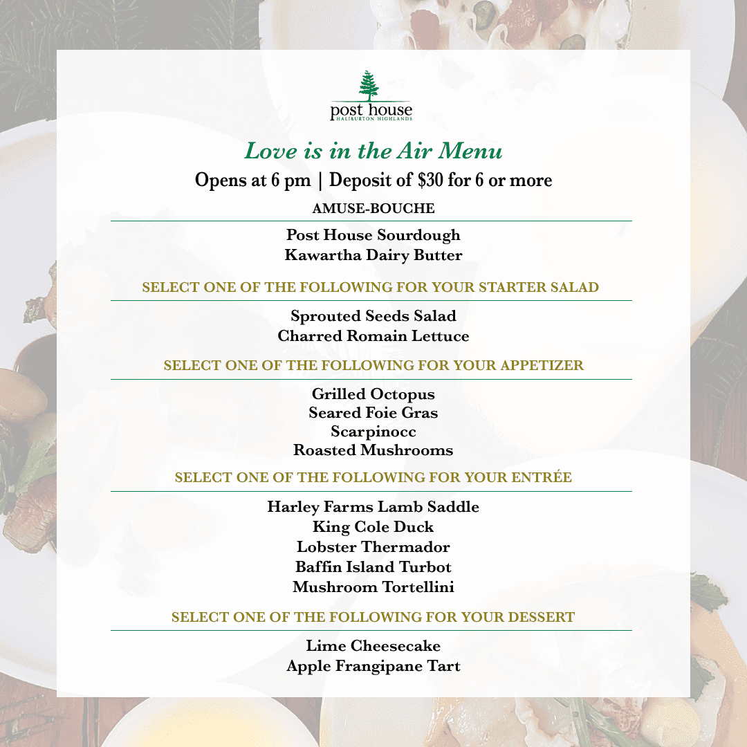 Dining Haliburton Post House